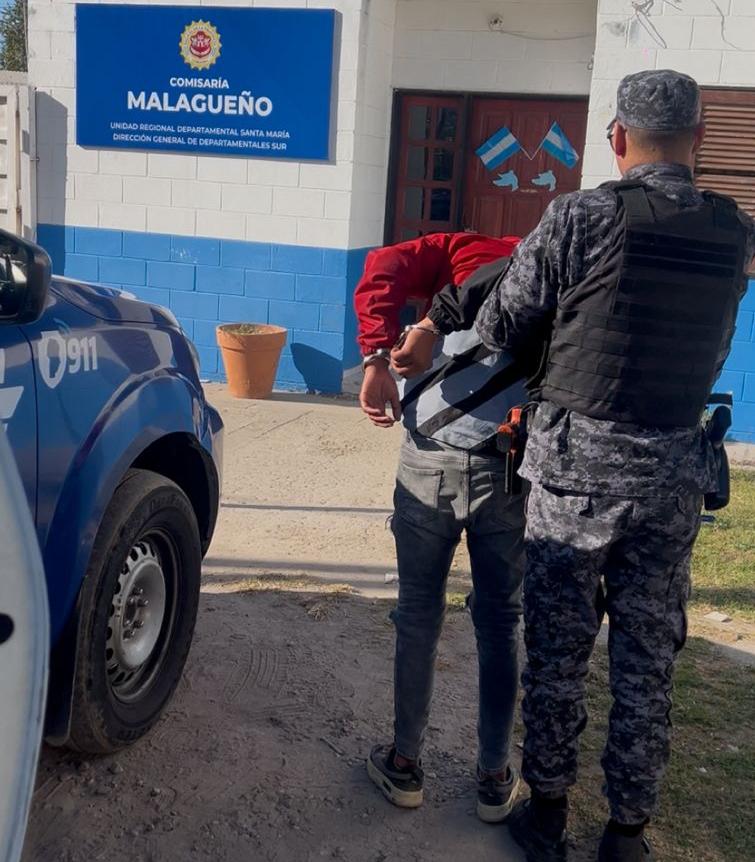 Malagueño: recuperaron una moto robada y detuvieron a un joven de 19 años