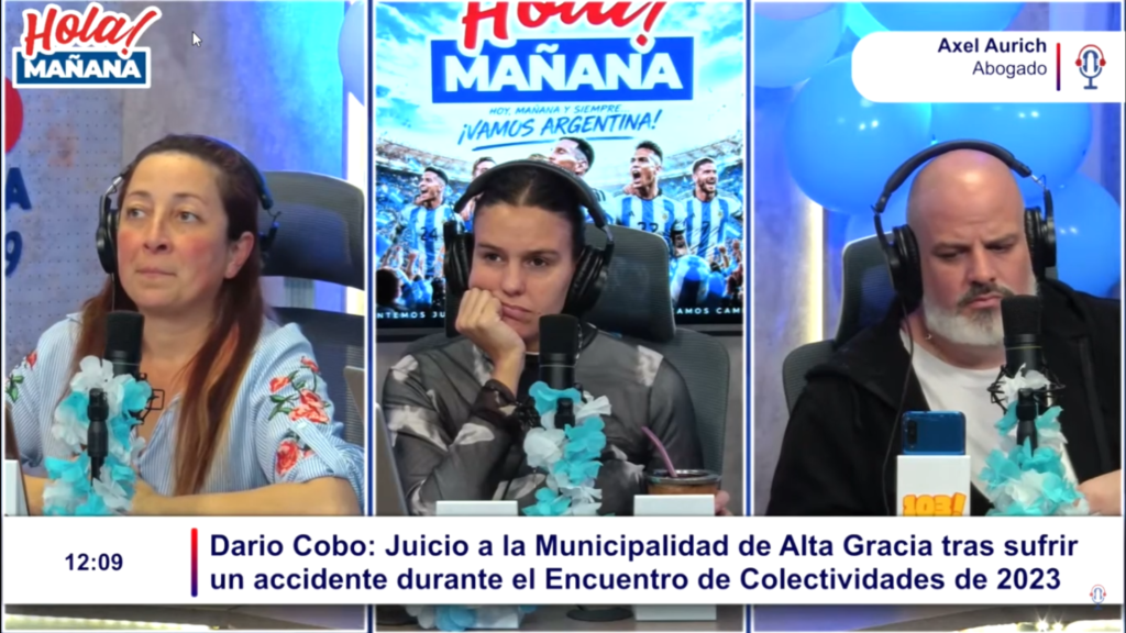 Darío Cobo ganó la demanda iniciada por el accidente en Colectividades: la indemnización supera los $21 millones