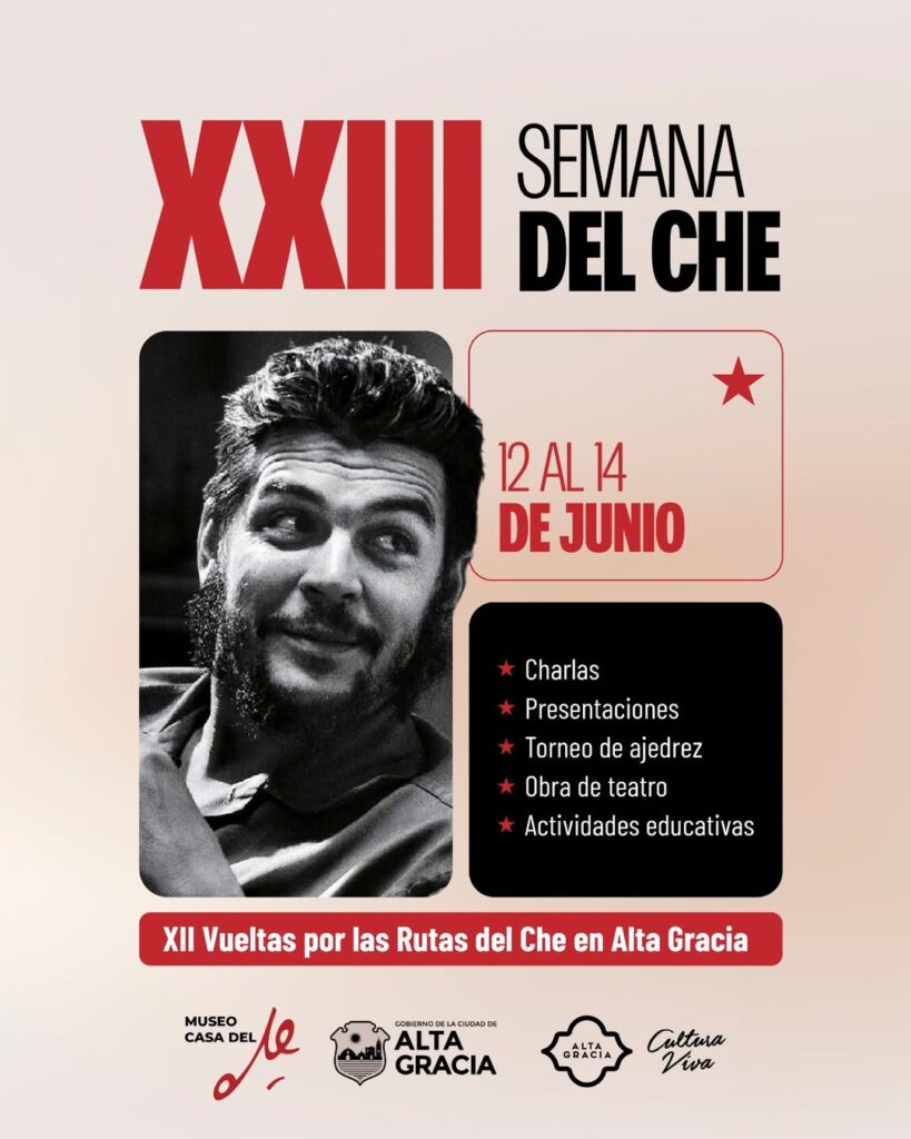 Alta Gracia se prepara para una nueva edición de la Semana del Che