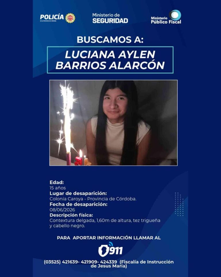 “Tenía que esperar a su hermana”: los detalles de la última vez que vieron a Luciana en Colonia Caroya