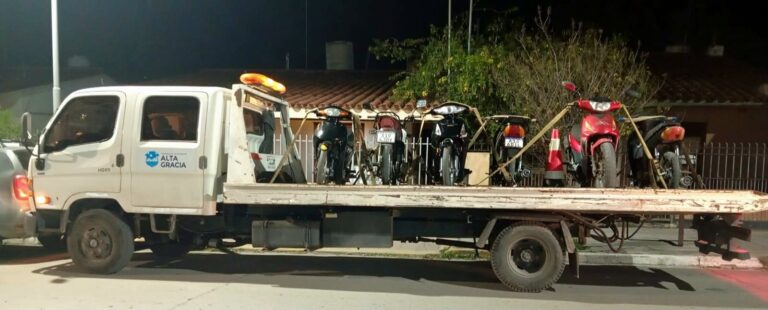 Nuevo operativo de Tránsito en Av. Malvinas Argentinas