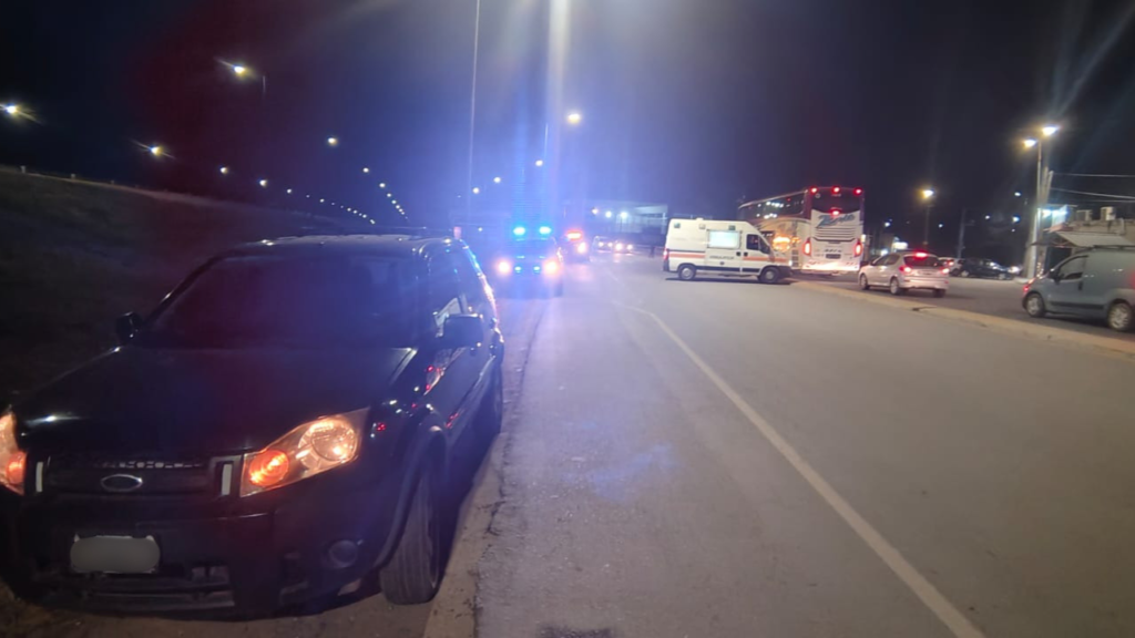 Un motociclista resultó herido tras chocar con una camioneta en Malagueño
