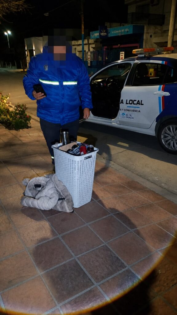 La Guardia Local frustró un robo en un bar de calle Pellegrini