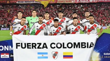 River Plate empató sin goles ante Independiente Santa Fe por la ida de los octavos de final de la Copa Sudamericana
