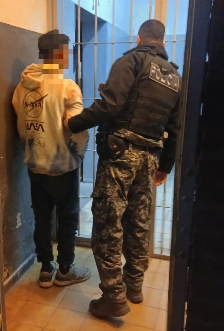Los sorprendieron trasladando materiales robados y terminaron detenidos