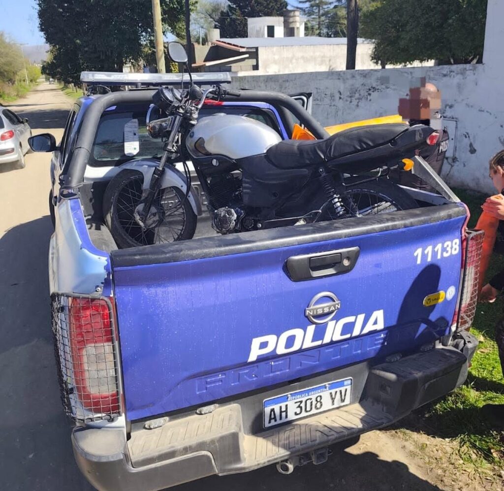 Dos motos fueron secuestradas durante un operativo en Alta Gracia