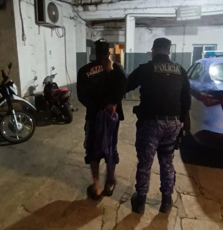 Detuvieron a un joven tras atacar a su madre en barrio Cámara