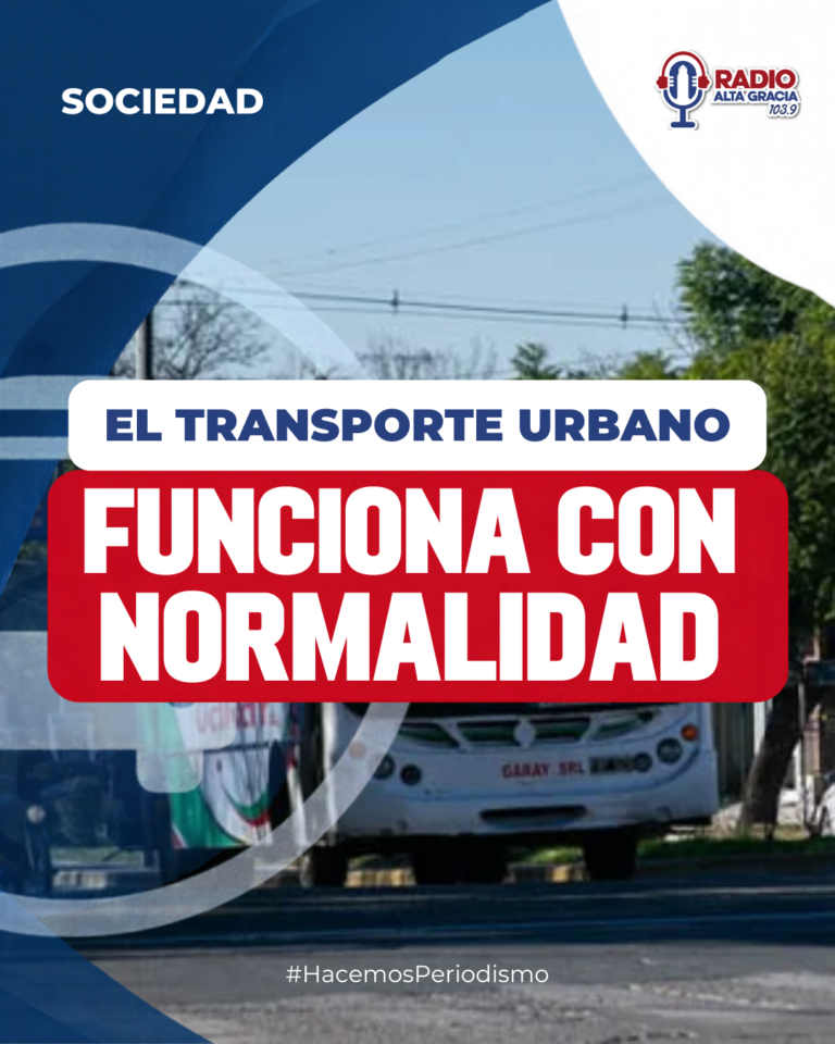 EL TRANSPORTE URBANO FUNCIONA CON NORMALIDAD